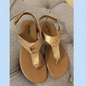 Girls Michael Kors Bronze Sandals